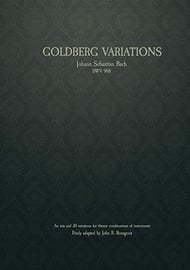 Goldberg Variations, BWV 988 Concert Band sheet music cover